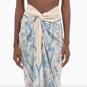 Agua by Agua Bendita Bougainvillea Sarong / Pareo One Size Fits All NWT